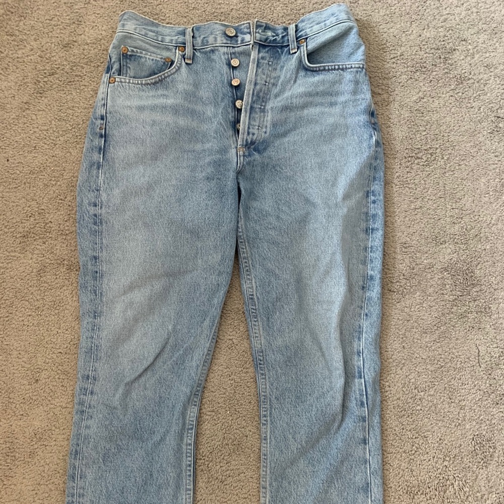 Agolde Riley High Raise Straight Crop size 27